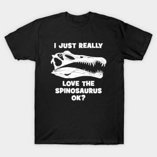 Spinosaurus fossil skull T-Shirt